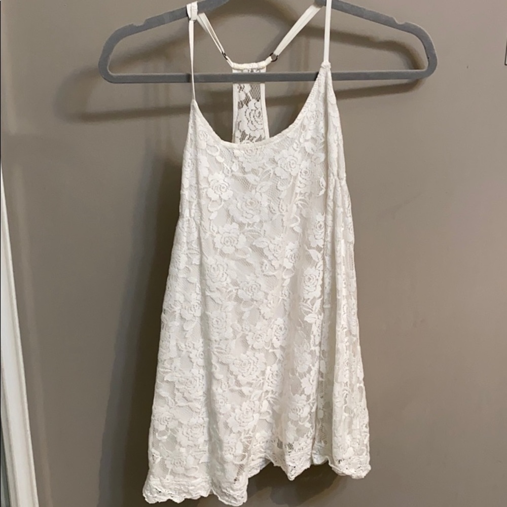 White tank top